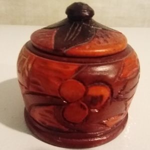 Wood trinket box
